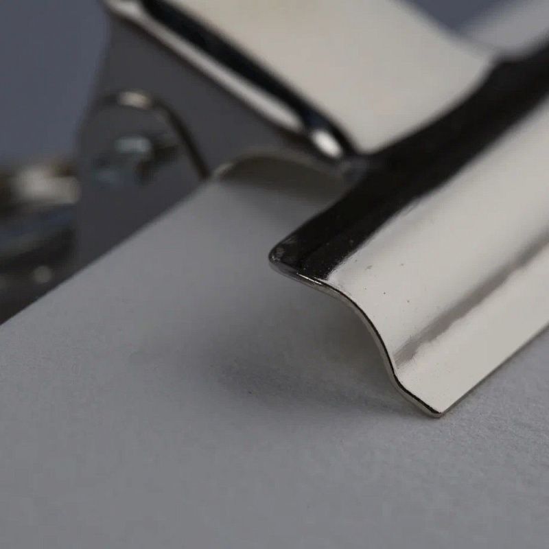 Зажим для бумаги "Сонет", 50 мм, набор 2 штуки