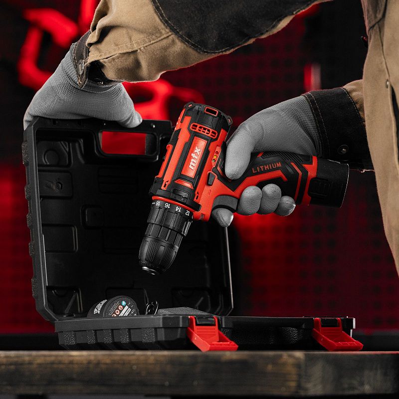 Дрель-шуруповерт аккумуляторная CDS-12, Li-Ion, 12 В MTX 26183