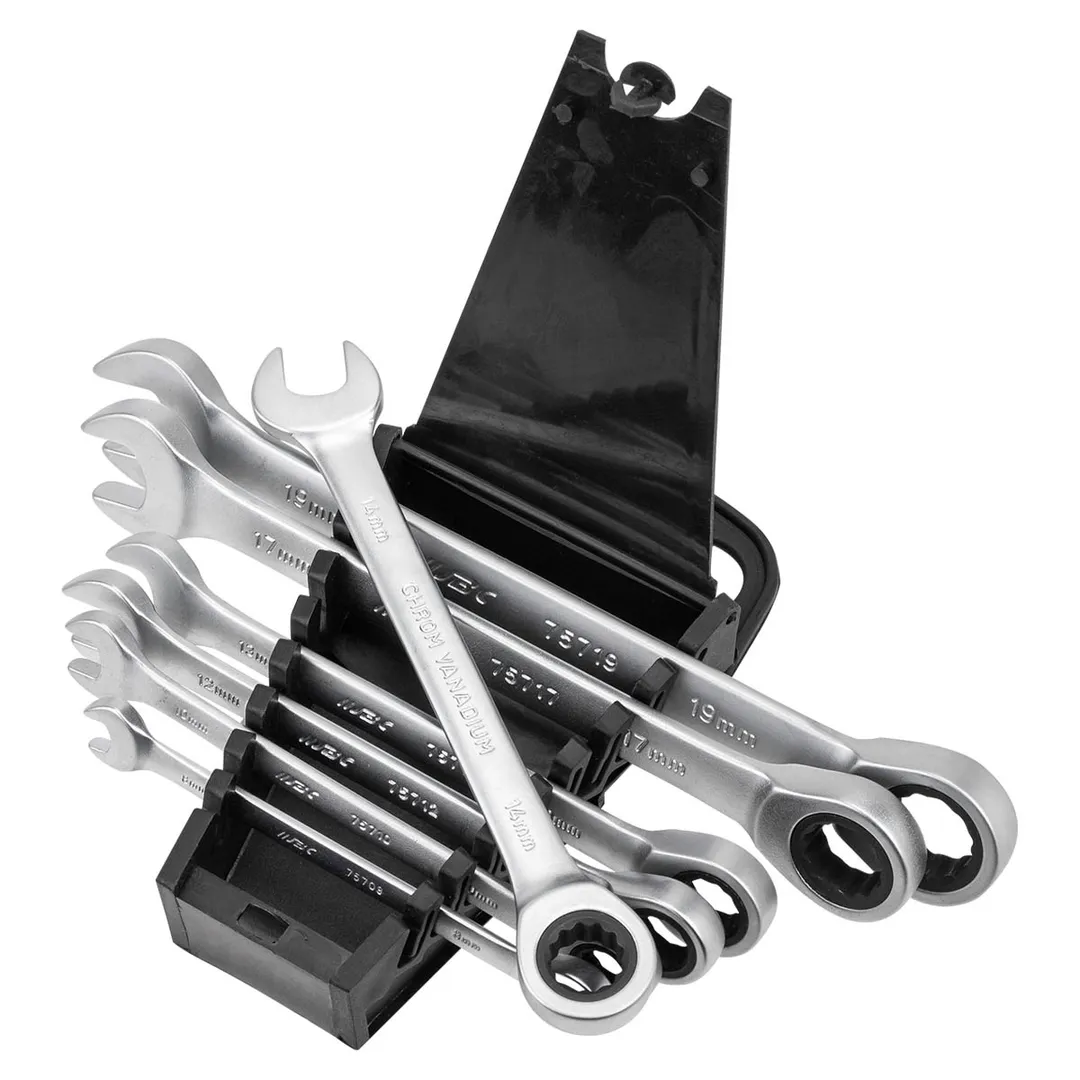 Набор ключей комбинированных трещоточных 8-19 мм 7 пр JBC JBC-51072