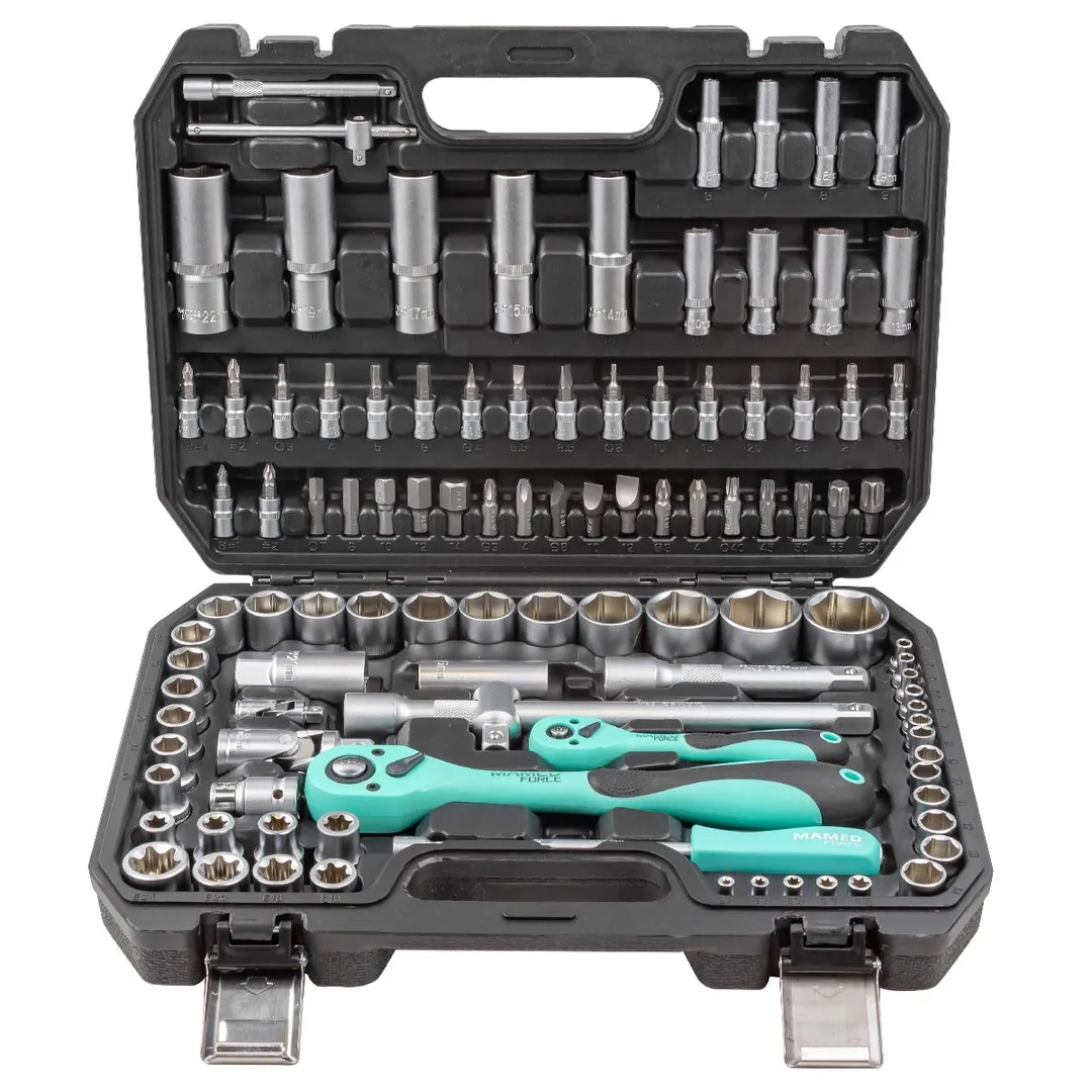 Набор инструментов PROFI 108 пр. 1/4"&1/2" 6-гр MAMEDFORCE MF-41082-5