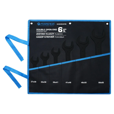 Набор ударных рожковых ключей 27×30-50×55 мм 6 пр Forsage F-5065MPB