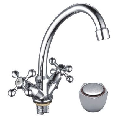 Смеситель для кухни, цинк, хром Ledeme L4909