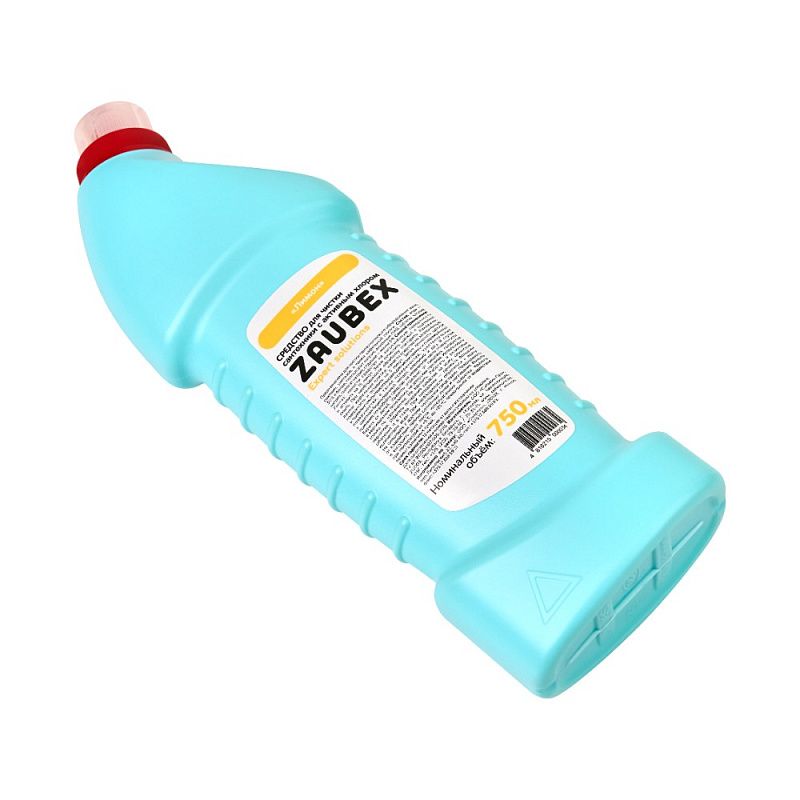 Средство чистящее для сантехники с активным хлором "Zaubex Лимон", 750 мл