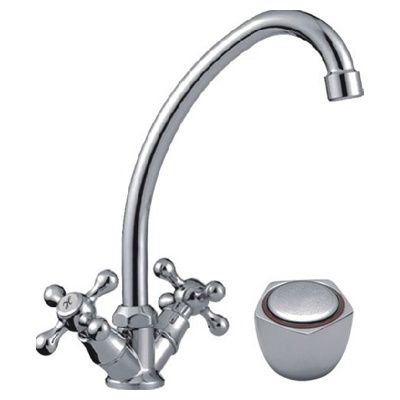 Смеситель для кухни, цинк, хром Ledeme L4009