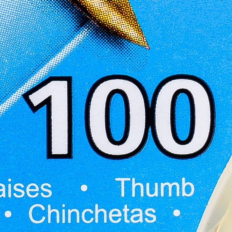 Кнопки канцелярские Maped, 10 мм, 100 шт, золотистый