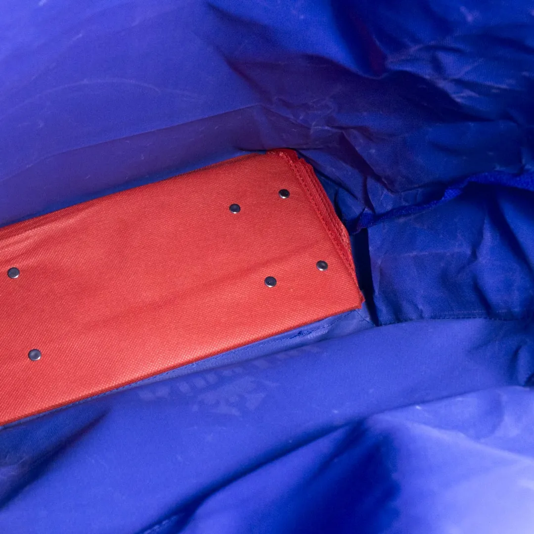 Сумка хозяйственная на 2 колесах с ручками и боковым карманом, 140х265х450 мм KINGTUL KT-FN209