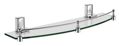 Полка в ванную комнату, сталь/стекло, хром Ledeme L30307