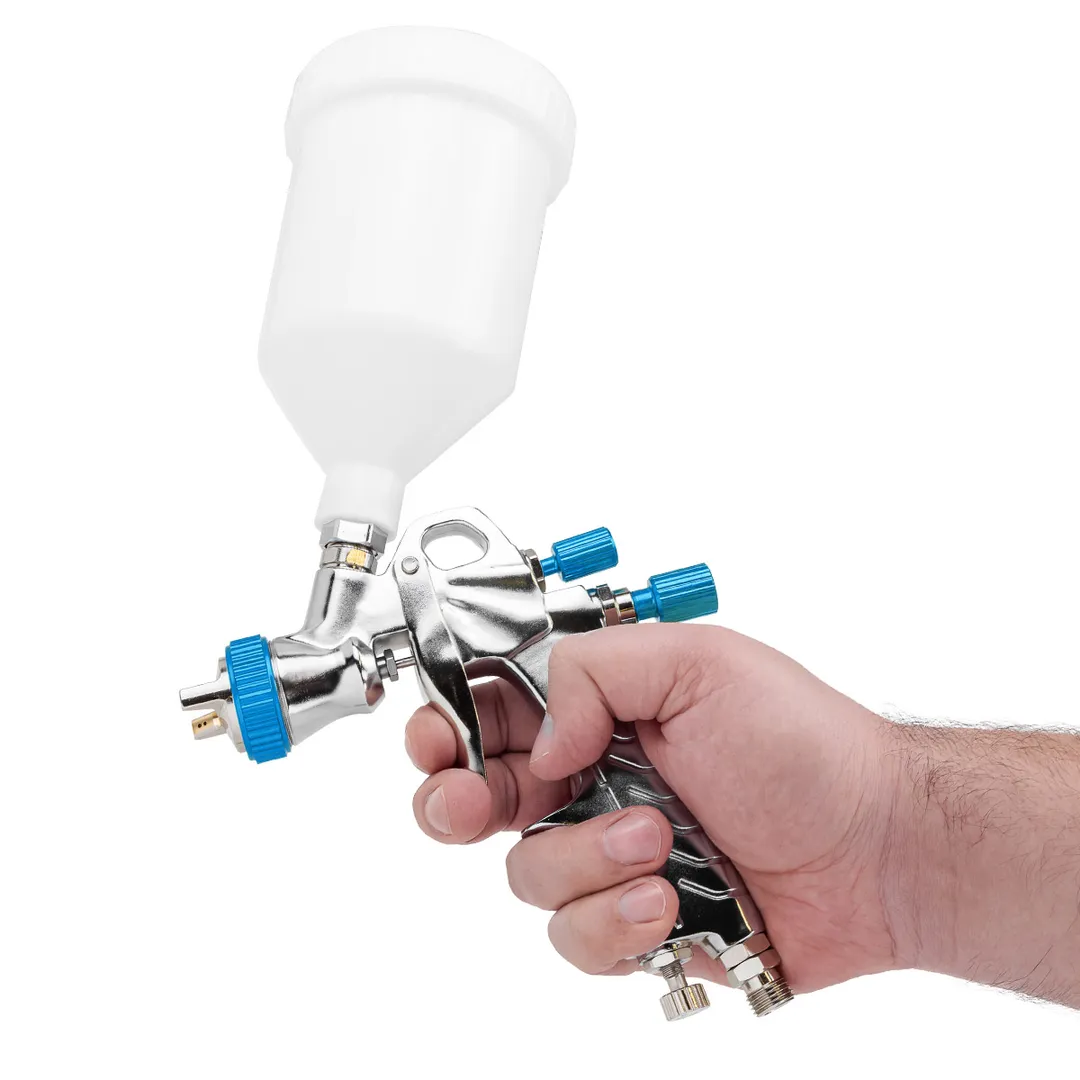 Краскораспылитель пневматический с верхним пластиковым бачком 600мл Forsage F-SG-1047