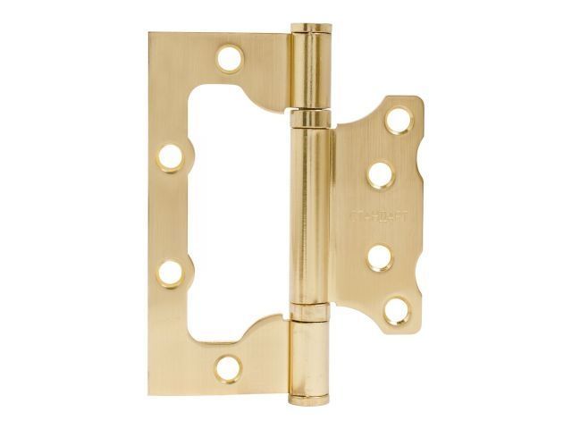 Петля накладная без врезки СТАНДАРТ 100х75х2,5мм 2BB SBP мат.латунь, УЗК 7108