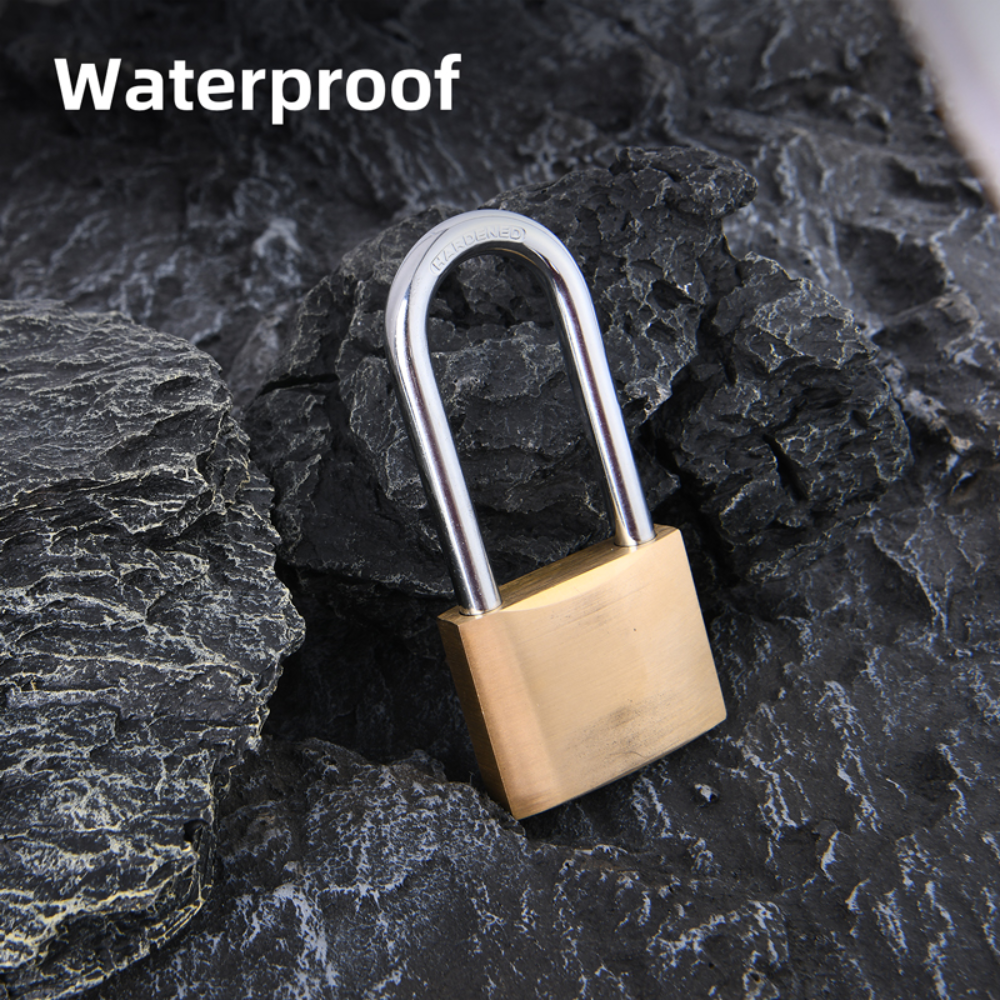 Замок навесной Deli YS EDL508506 60 мм, автомат, 3 ключа, защита от влаги