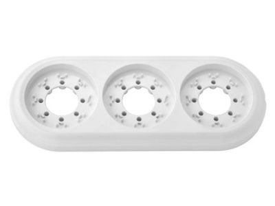 Рамка 3-местная белая, Ретро, Bylectrica ЮЛИГ.735212.472