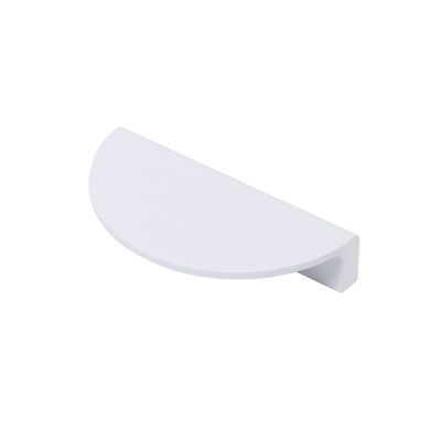 Ручка полукруг белый 64/80 мм INSPIRE 103136