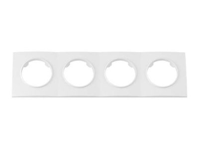 Рамка 4-местная белая, Прованс, Bylectrica ЮЛИГ.735212.502