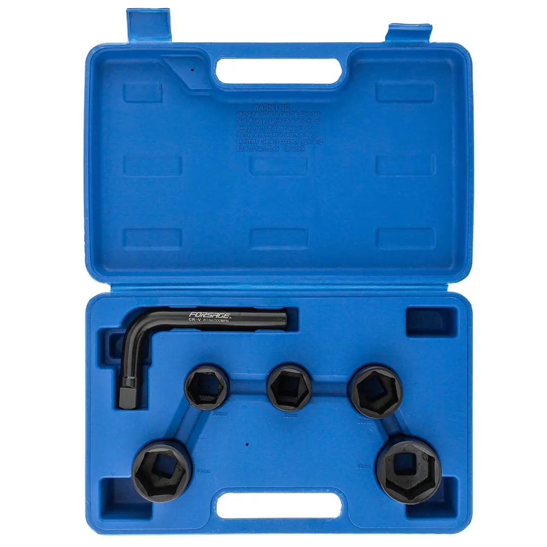 Набор ударных головок 30-466 мм 3/4'' 6-гр 6 пр Forsage F-6064-5MPB