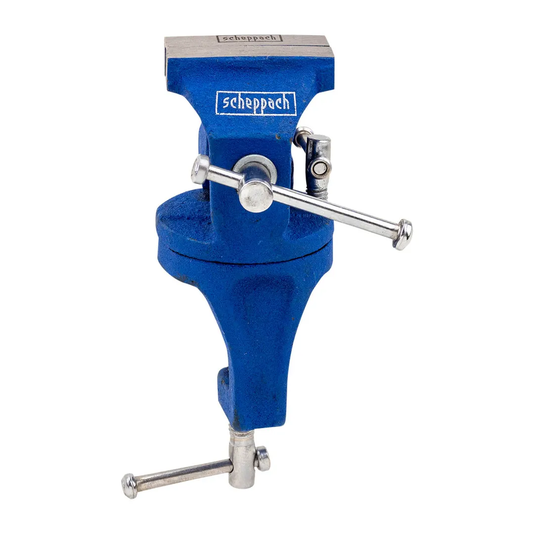 Тиски слесарные поворотные мини, ширина губ 50 мм Scheppach Sch-32950R