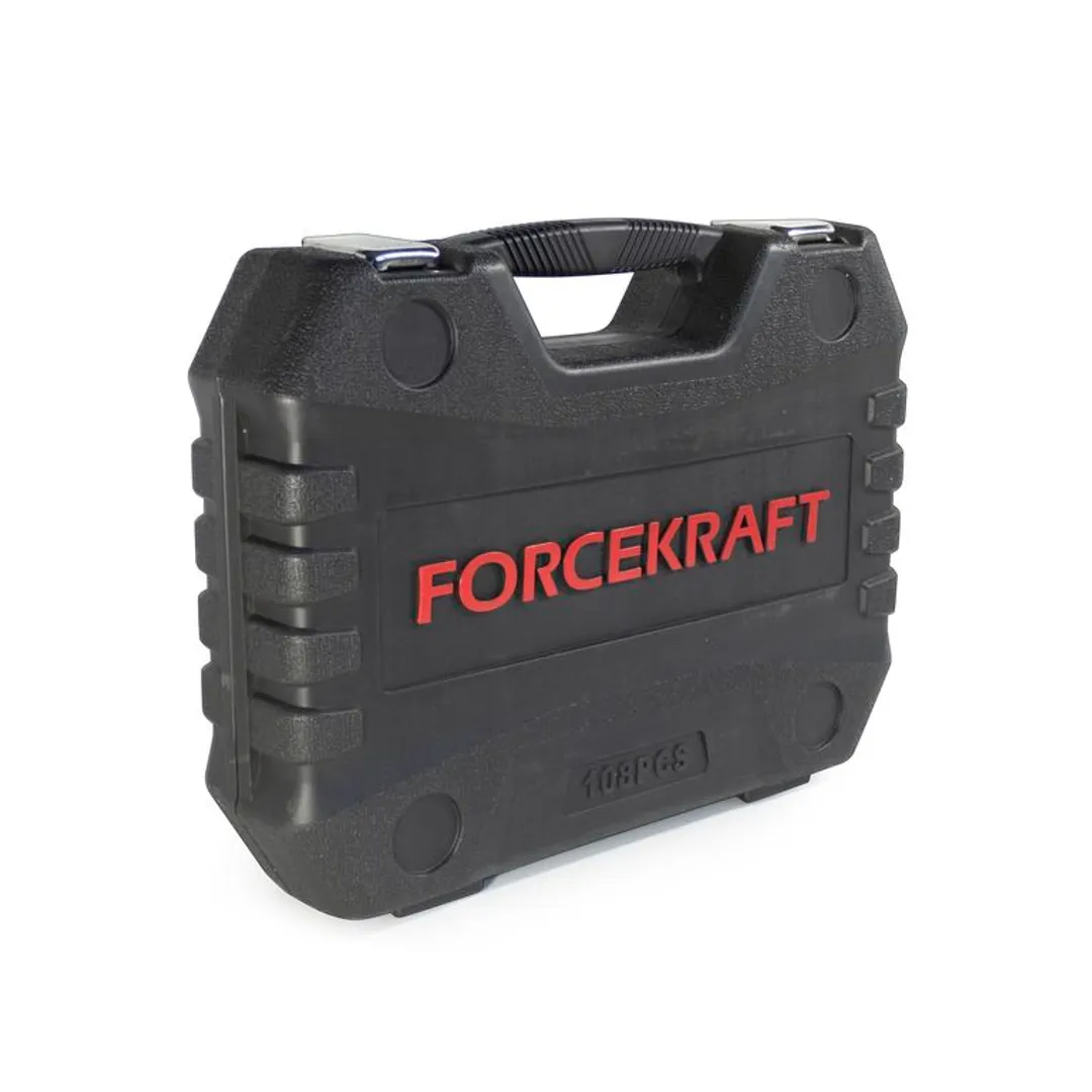 Набор инструментов 108 пр. 1/4''&1/2'' 6-гр. ForceKraft FK-41082