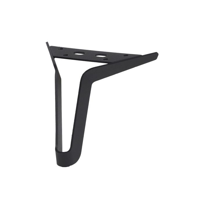 Опора мебельная мет. MIRAGE h150 угловая черный муар AKS 113015