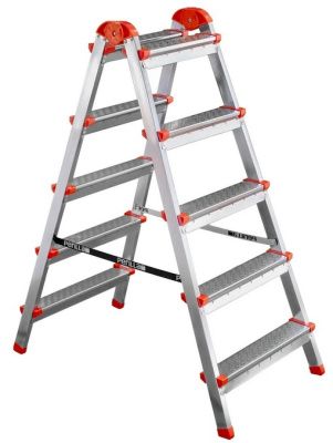 Стремянка "ЯРУС", 1,03 м, 5 ступеней, сталь Догрулар 122405