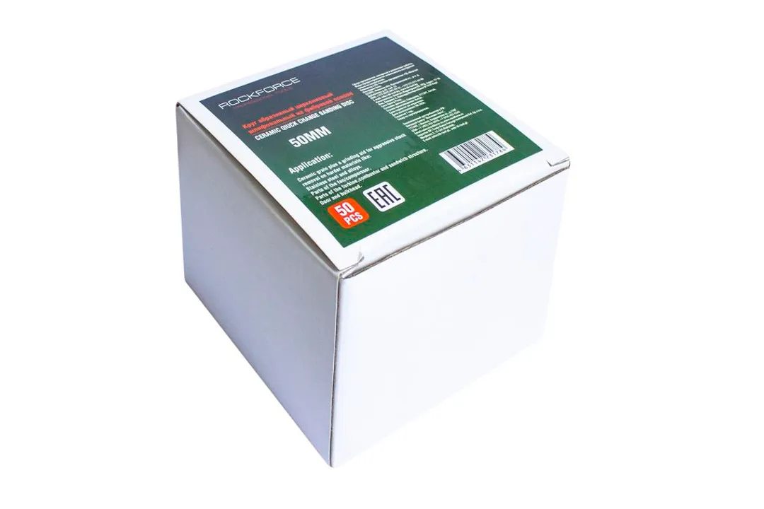 Круг абразивный шлифовальный 50 мм, P60, красный, к-т 50 шт RockForce RF-BD260C