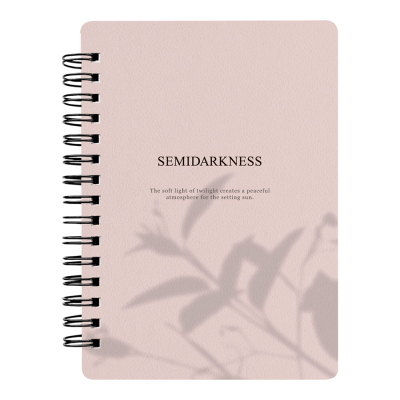 Блокнот "Shadow", А6, 80 листов, в клетку, бежевый