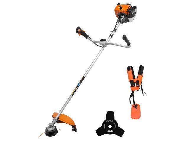 Мотокоса GTP-120F, 1.3 кВт, 1.8 л.с., нож 3Т, ремень двухлямочный ECO EC1573-9