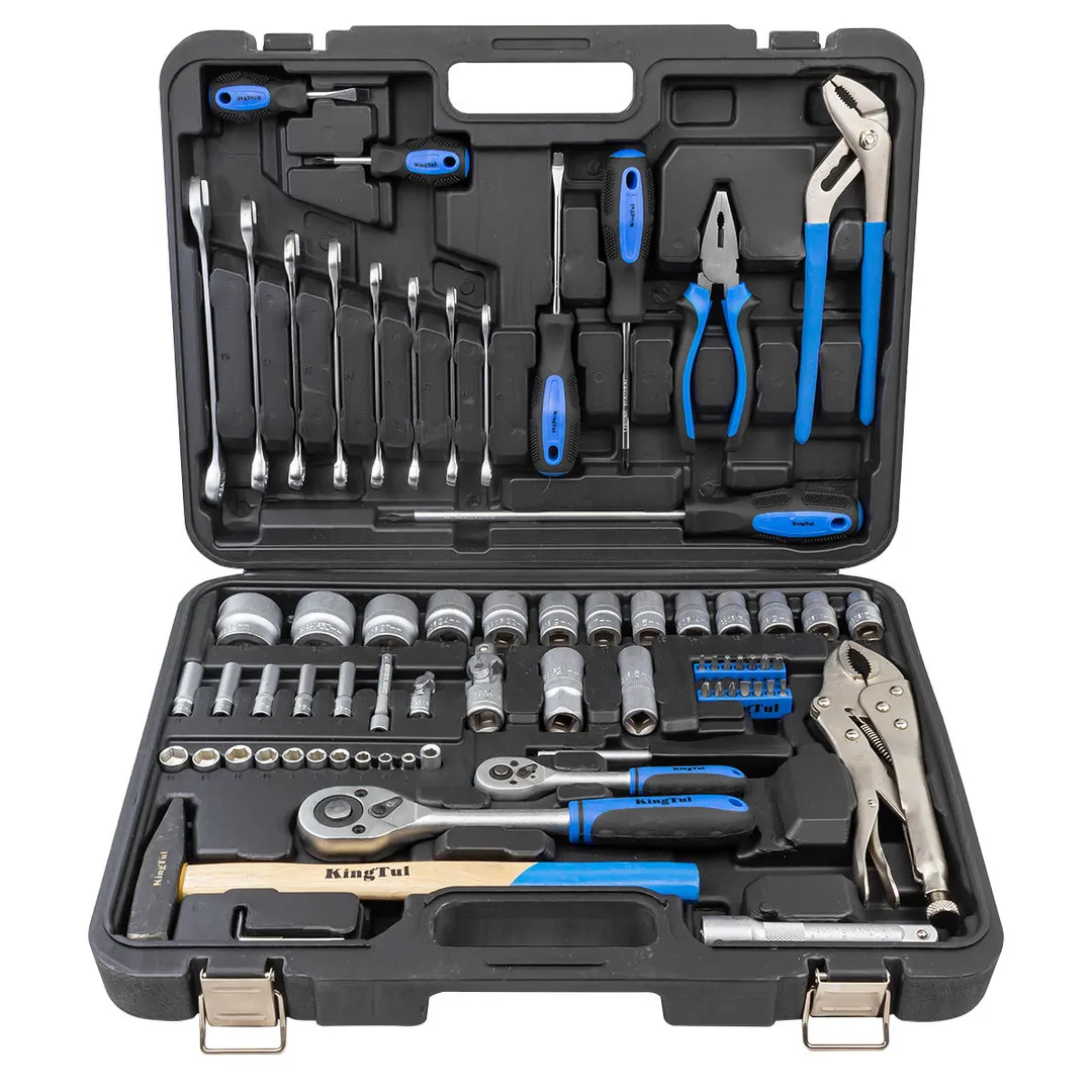 Набор инструментов 72 пр.1/2'', 1/4'', 6-гр., 6-27 мм KINGTUL profi KT-72