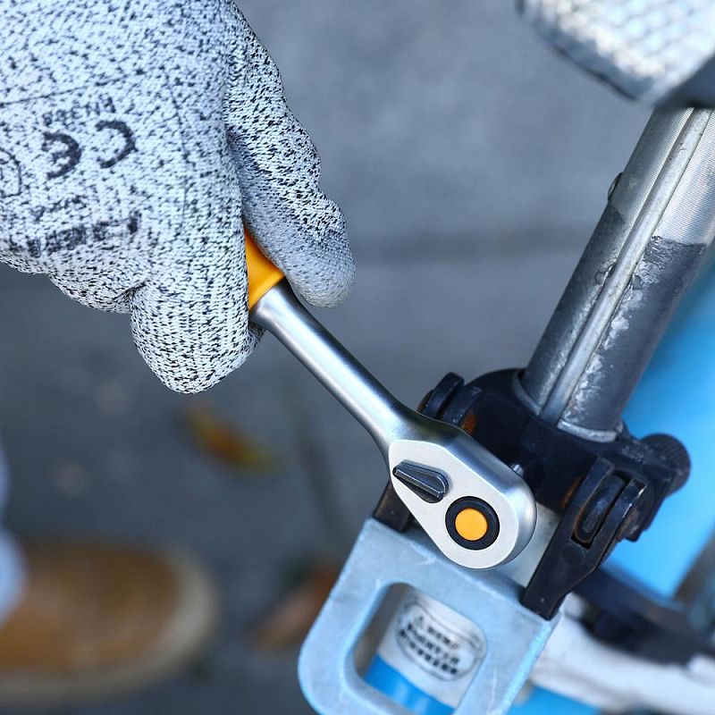 Трещотка 1/4" DR07 (45 зубьев) DEKO 081-2057