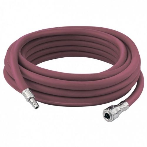 Шланг пневматический резиновый, 10x16 мм, 24 бар, армированный, быстросъемное соединение, 10 м Stels 57021