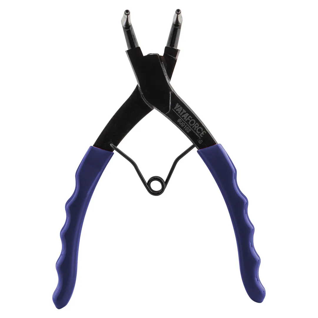 Съемник внутрених стопорных колец изогнутый 90° 200 мм, глубина 56 мм YATAFORCE YF-9U0102