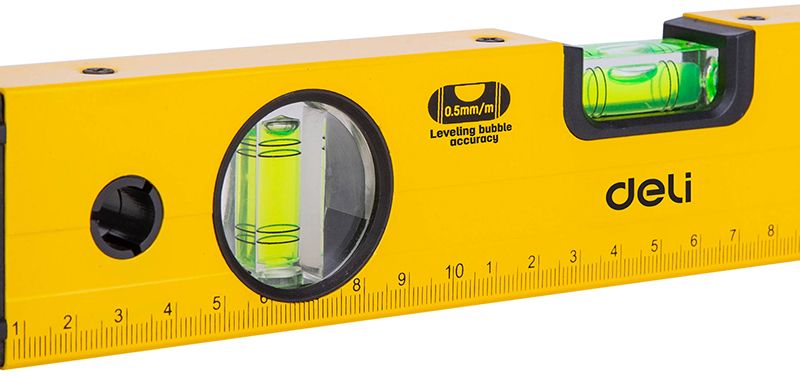 Уровень Deli 300 мм, пузырьковый