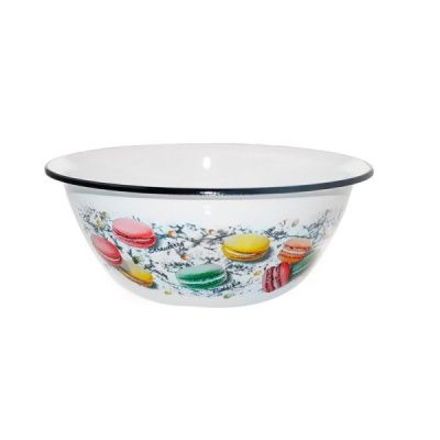 Миска 1л (белая) Цветное печенье Керченский металлургический завод 40304-072/5БлЦП