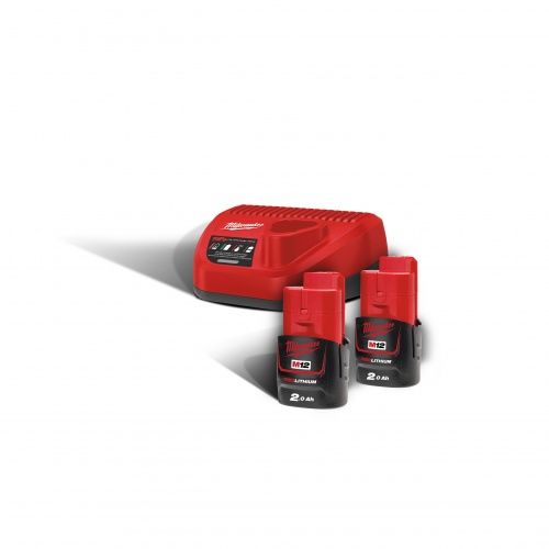 Энергокомплект M12 NRG-202, Li-Ion2Ач Milwaukee 4933459209