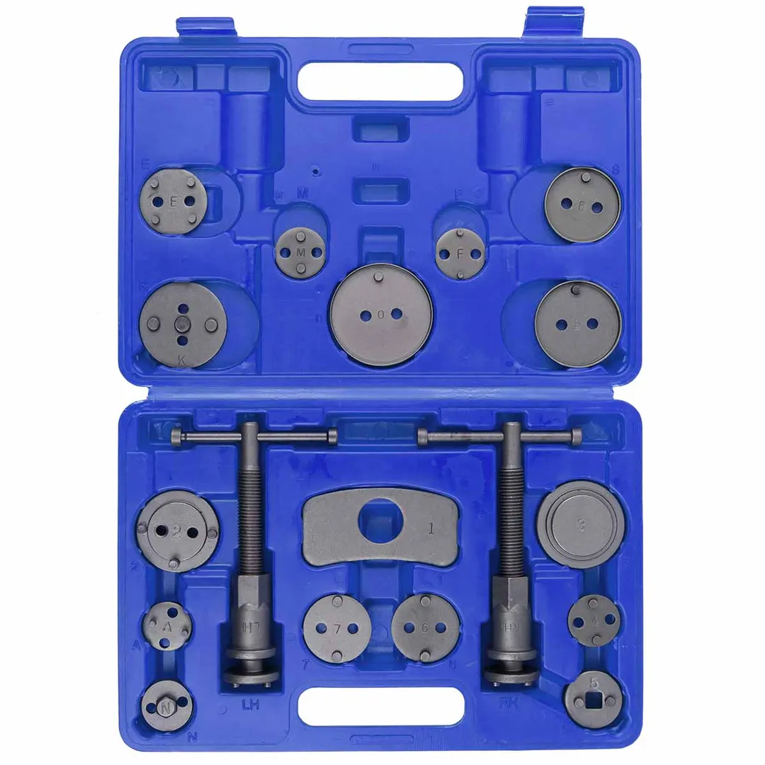 Набор инструментов для обслуживания тормозных цилиндров 18 пр. (право/левосторонний привод) RockForce RF-65805 (Euro)