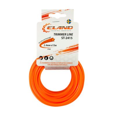 Леска для триммера ELAND ST-2415 2,4мм*15м, звезда