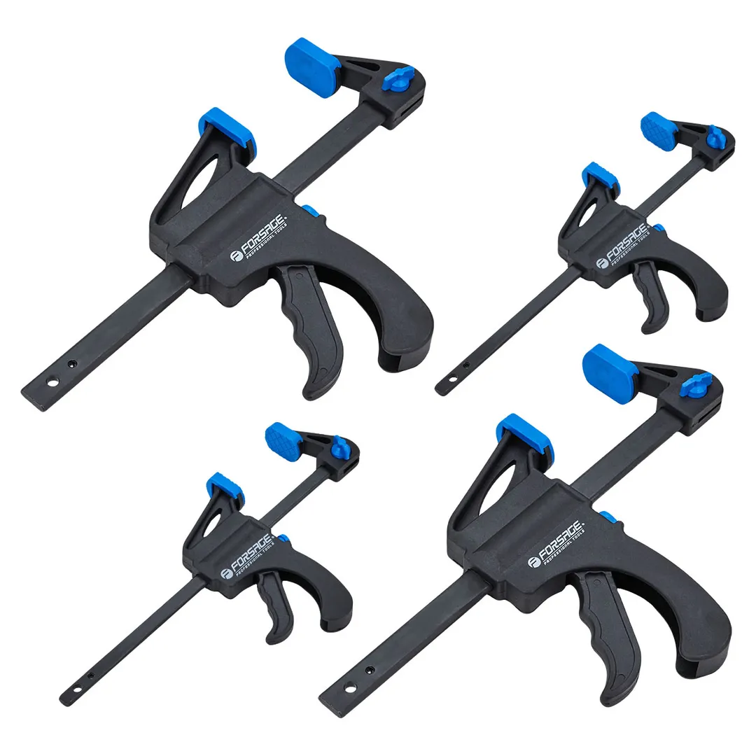 Набор струбцин 100 мм - 2 шт, 150 мм - 2 шт, 4 пр Forsage F-38405