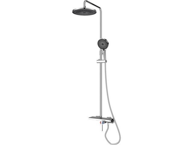 Душевая система Lt D35, серия Lotus хром, на стену, излива нет A-five A5-0538