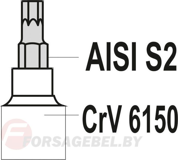 Набор головок-бит TorxTR 1/4''&3/8'' 12 пр. CrV Yato YT-04332