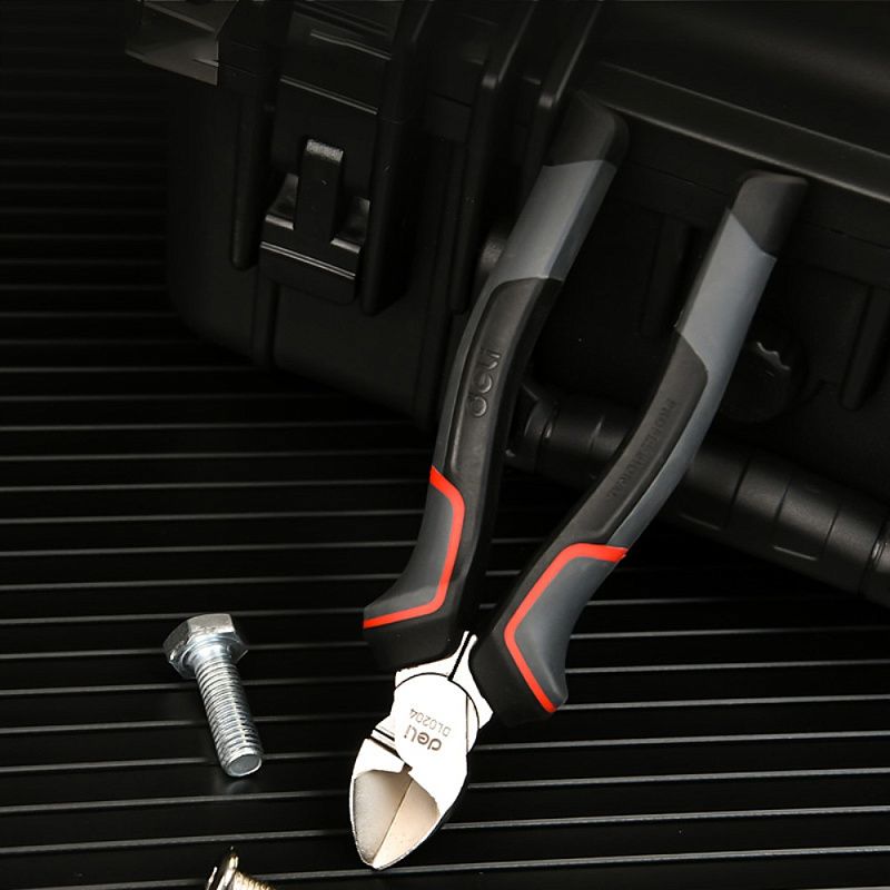 Бокорезы "Deli" 160 мм, усиленные, черный