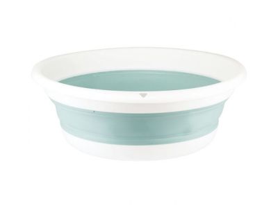 Таз складной ФЛЕКС 10л, морская волна IDEA М2502