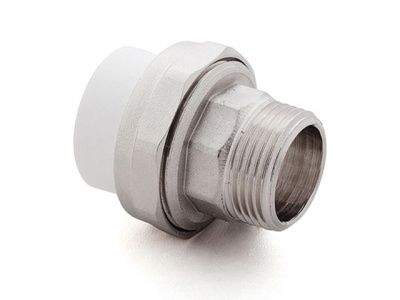 Американка ПП, наружная резьба 32х1 1/4", белая РосТурПласт 10645