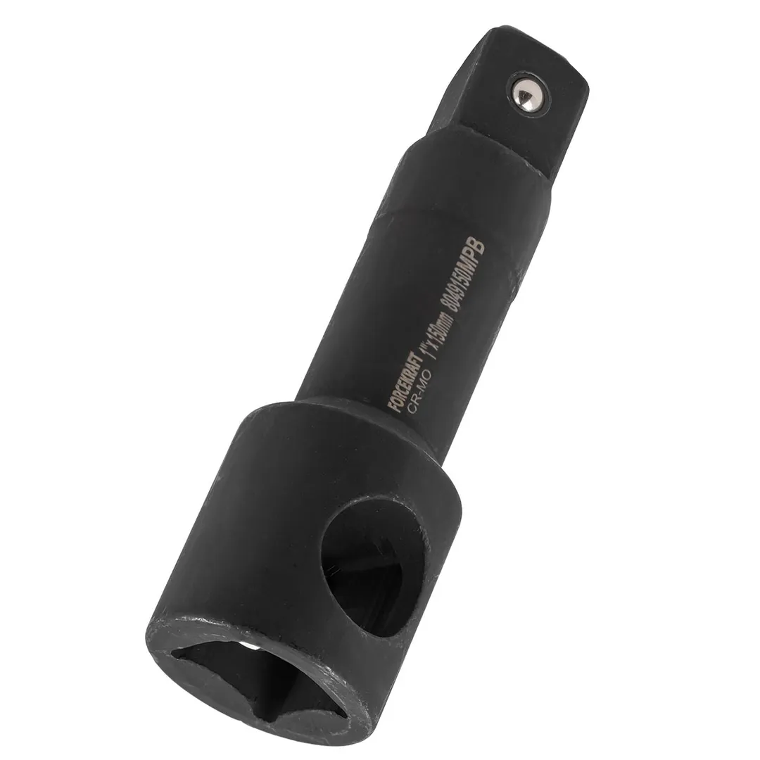 Удлинитель ударный 1'' 150 мм, с отверстием ForceKraft FK-8049150MPB