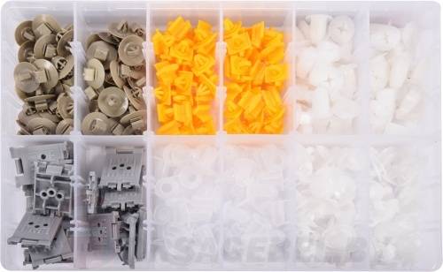 Набор автомобильного крепежа для RENAULT 300 шт. Yato YT-06651