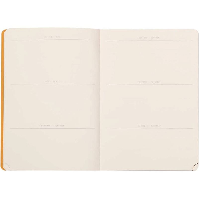 Еженедельник недатированный Clairefontaine Rhodia "Rhodiarama Perpetual", 148x210 мм, 128 страниц, черный