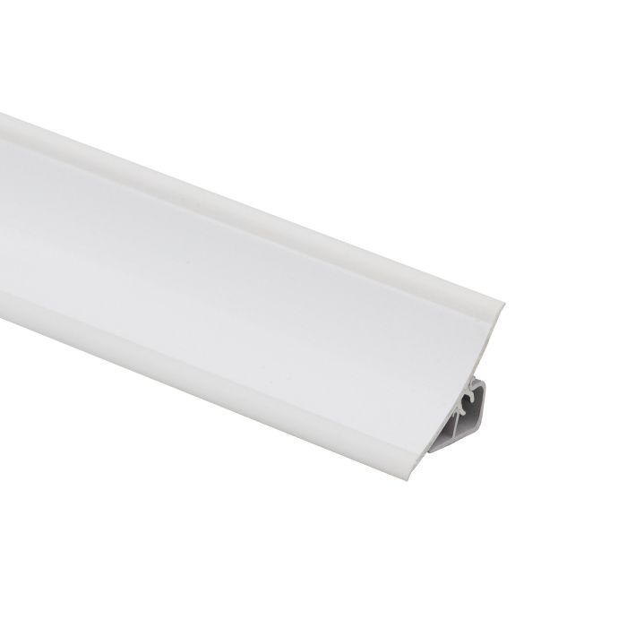 Плинтус ПВХ к столешнику LР белый (50) (1шт=3м.п.) EL-MECH-PLAST 60369