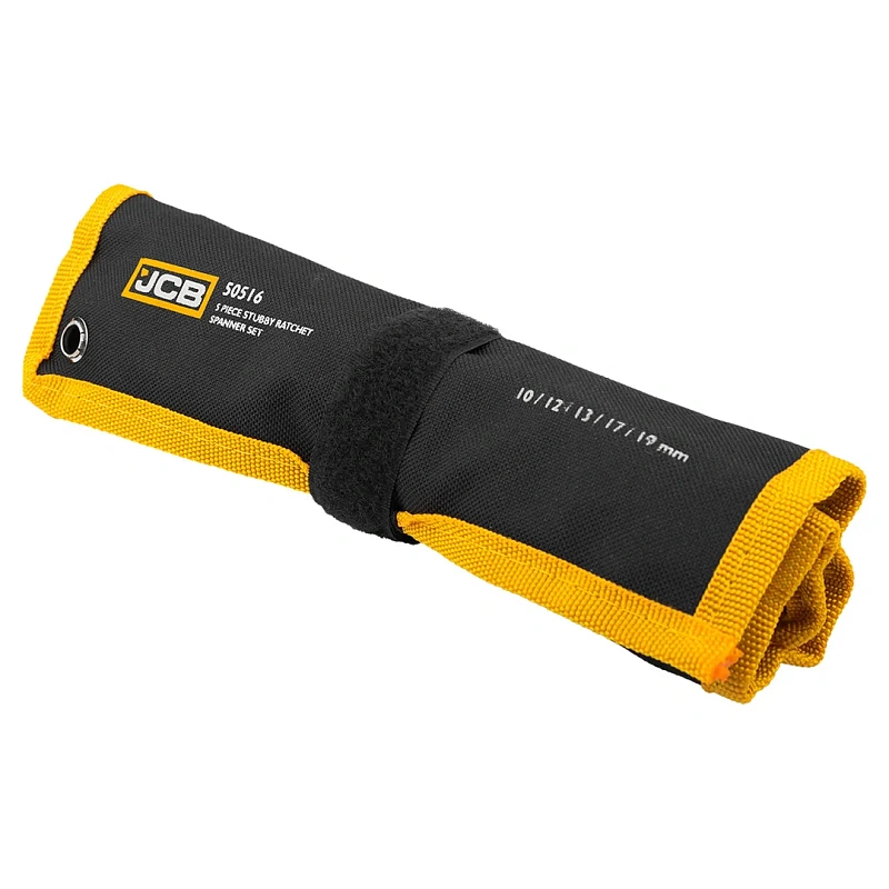 Набор комбинированных трещоточных ключей 10-19 мм 5 пр JCB JCB-50516