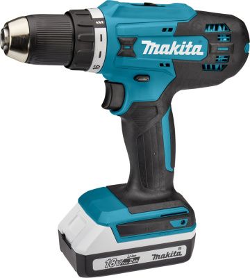 Дрель-шуруповерт Makita DF488DWE кейс, 2 АКБ
