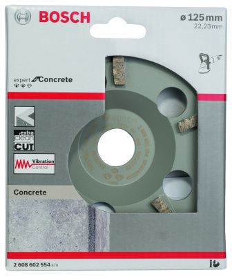 Алмазная чашка Bosch Extraclean бетон 125мм 2.608.602.554