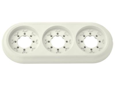 Рамка 3-местная бежевая, Ретро, Bylectrica ЮЛИГ.735212.472беж