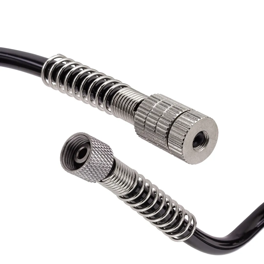 Шланг витой полиуретановый для аэрографа с резьбовыми наконечниками 1/8'', Fx1/8'', F, 3м Forsage F-AP-1804