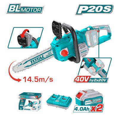 Аккумуляторная цепная пила Li-Ion TGSLI401682
